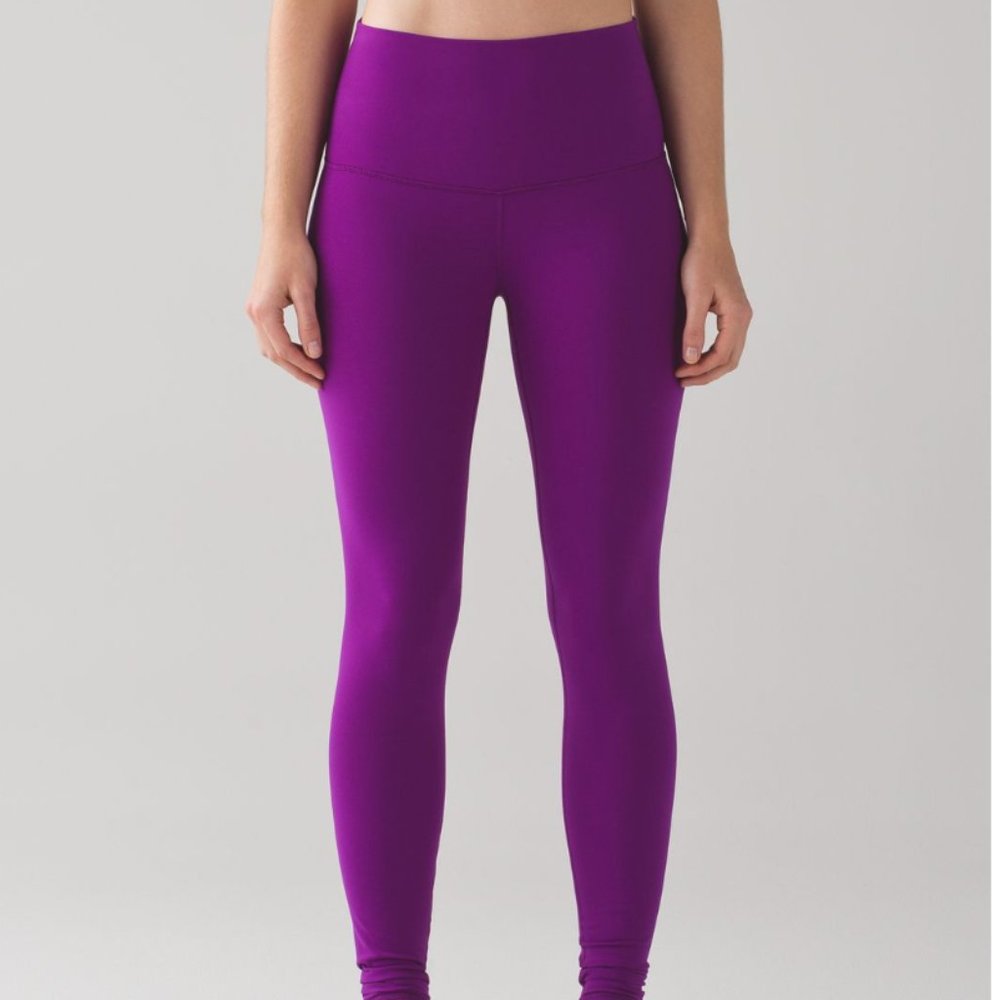 Lululemon Wunder Under Pant (Hi-Rise) (Full-On Luon) size 2 tender violet W5AJ6S